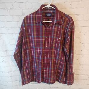 Men's Thornhill Menswear longsleeve button-down shirt, size Large